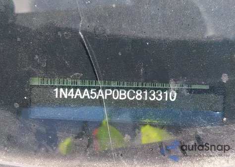 2011 Nissan Maxima 3.5 Sv from USA, damaged, VIN 1N4AA5AP0BC813310